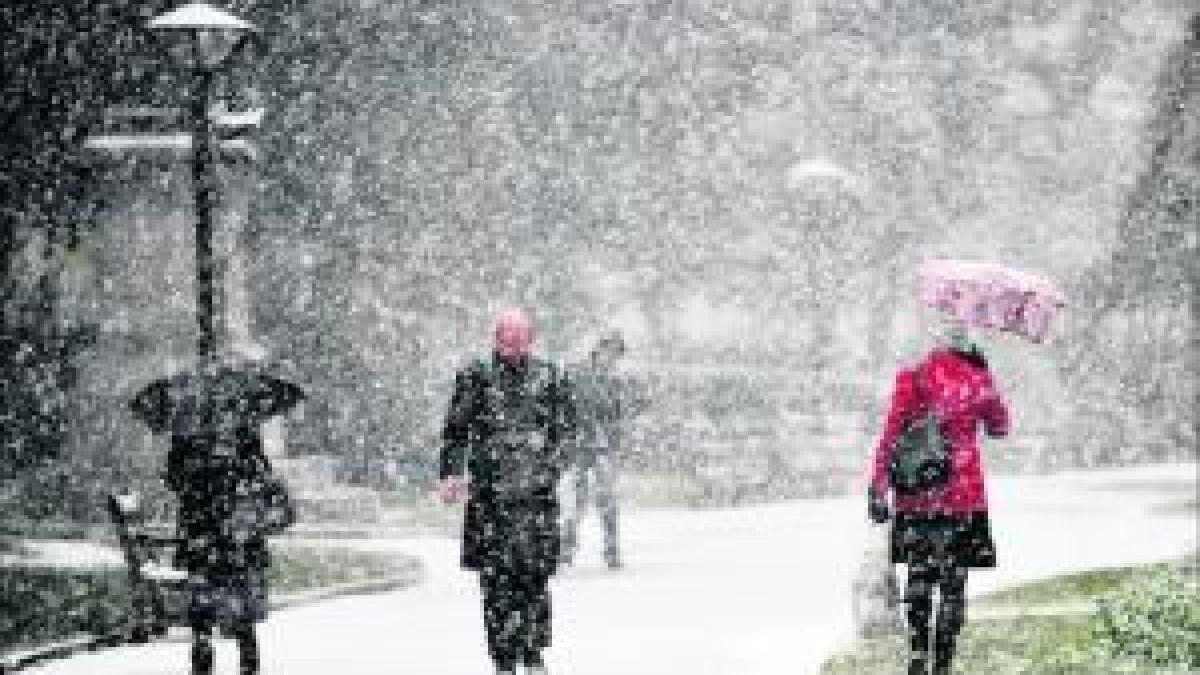 sud vestul tarii posibil sub cod portocaliu de ninsori si viscol din aceasta seara