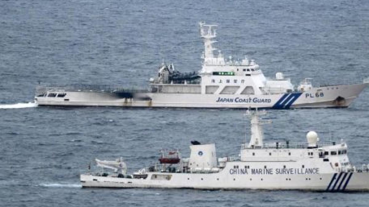 tensiuni in asia trei nave guvernamentale chineze au intrat in apele teritoriale japoneze