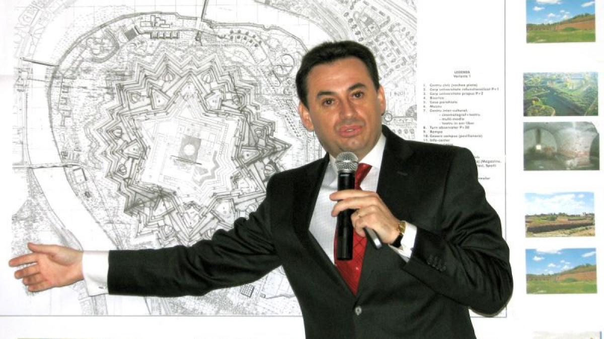 gheorghe falca mana larga vrea sa faca in arad o fantana de 5 milioane de euro