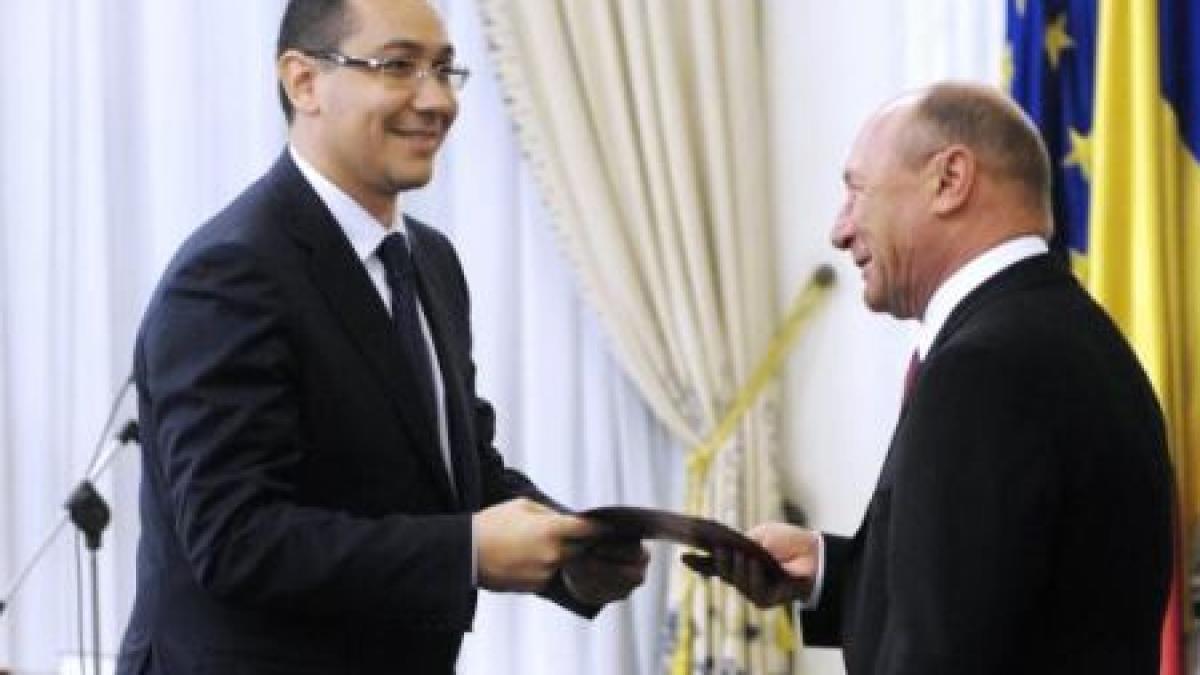 intalnire intre victor ponta crin antonescu si traian basescu care au fost temele discutiei