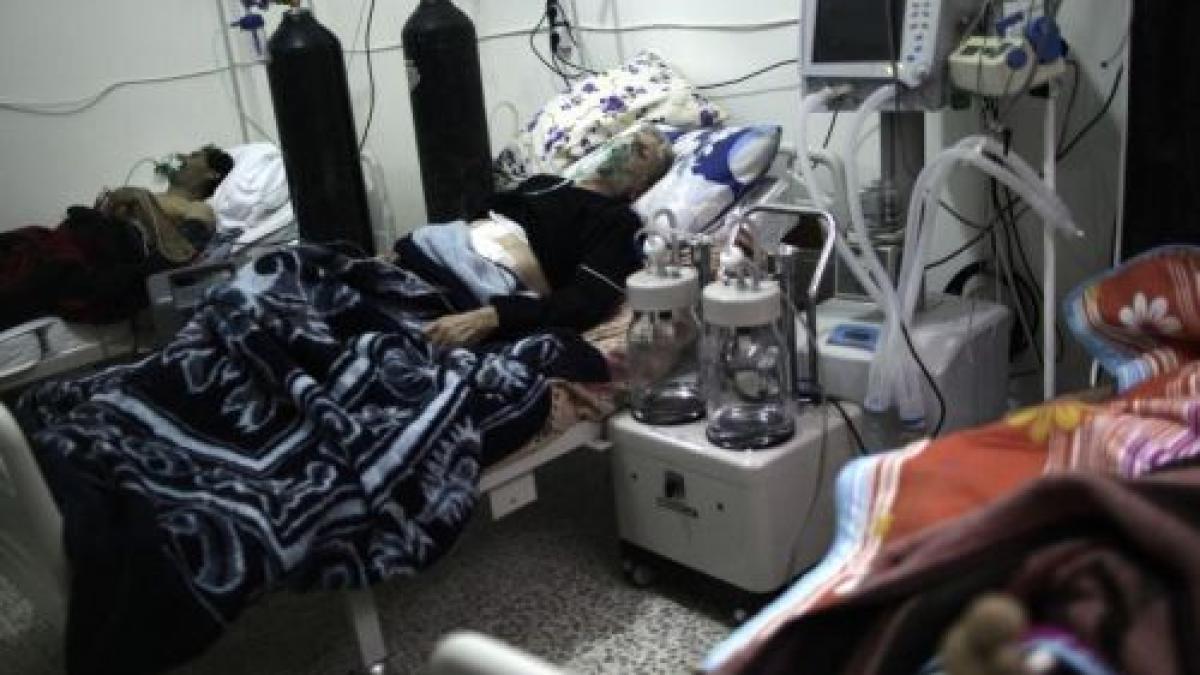 o treime din spitalele siriene au fost inchise din cauza razboiului civil din tara