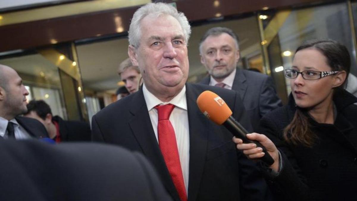 cine a castigat alegerile prezidentiale din cehia dupa numararea a 98 dintre voturi