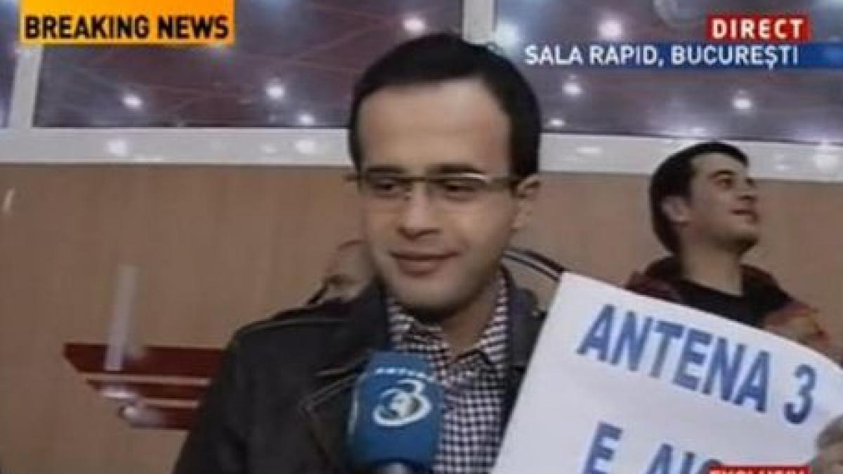 mihai gadea la confruntarea greilor am venit sa sustin acest gest remarcabil antena 3 este si aici
