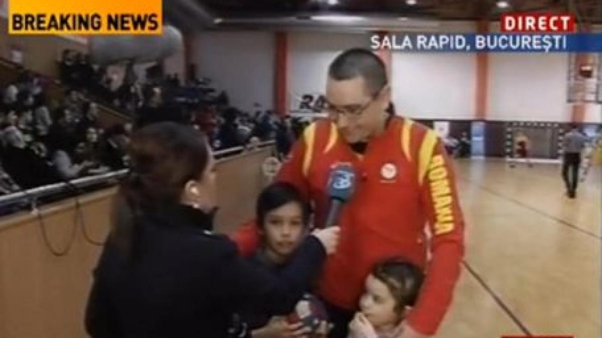 victor ponta felicitari lui badea si ciutacu si mai ales copiilor pentru aceasta idee