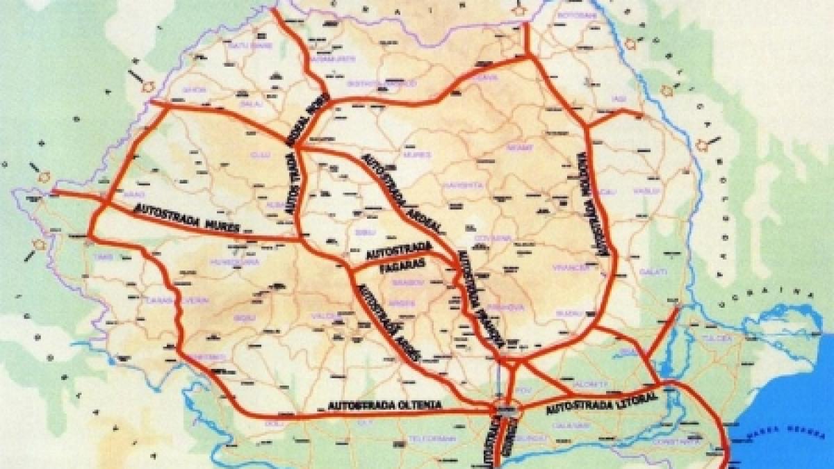 How Romania would have looked like with 3200 km of highway. Ceauşescu had planned roads that connected the north to the south of the country