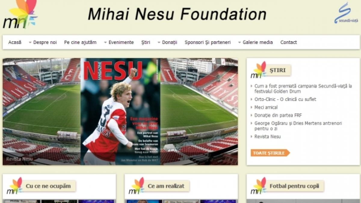 fundatia mihai nesu are o noua pagina oficiala de internet afla cum poti ajuta