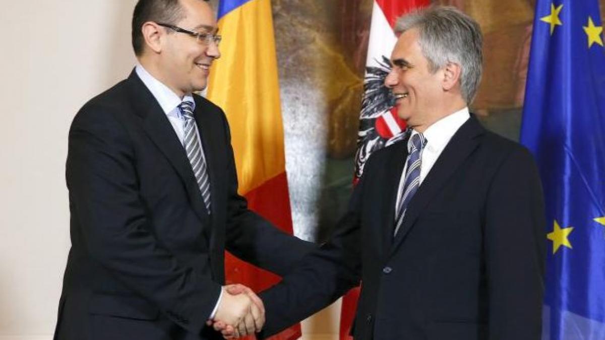 cancelarul austriac raportul ce arata ca romania a facut progrese in combaterea coruptiei