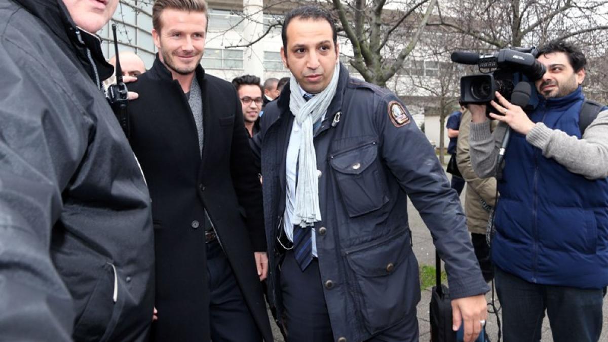 david beckham coleg cu zlatan ibrahimovici la paris saint germain