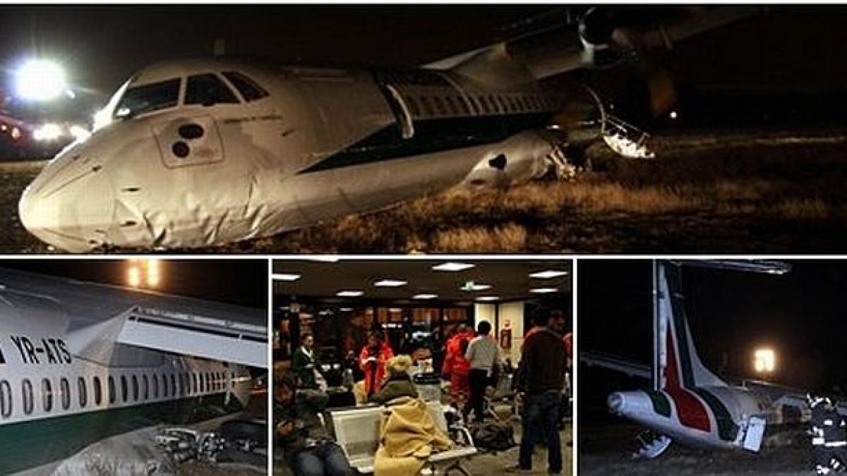 filmul incidentului aviatic in care a fost implicat avionul carpatair pasager am avut impresia ca