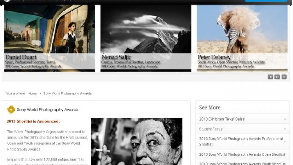 O fotografie realizată în România, pe lista scurtă a premiilor Sony World Photograhpy