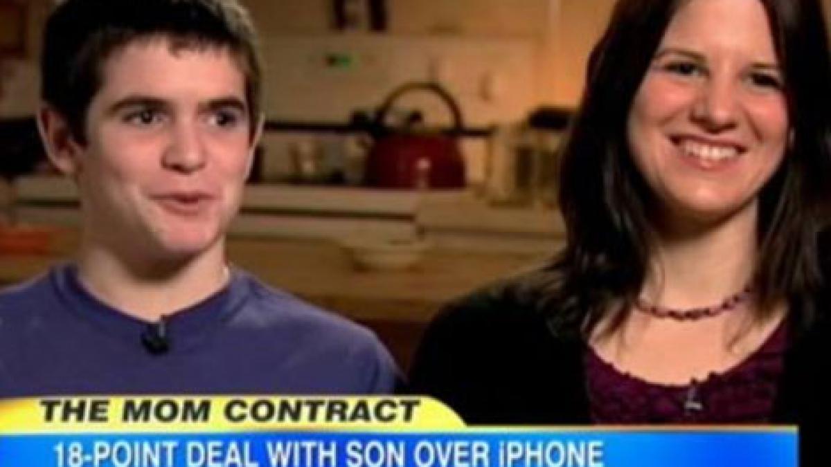 fara pornografie si mesaje vulgare i a dat fiului un iphone si 18 reguli de utilizare