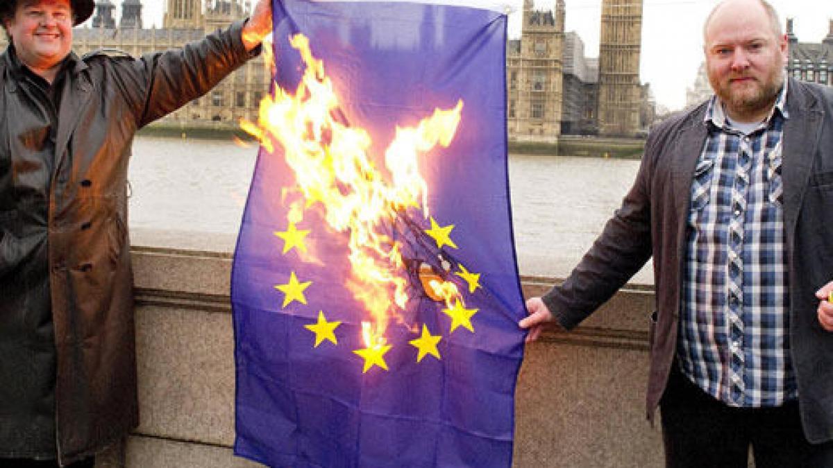 britanicii vor afara din ue jumatate dintre ei ar vota pentru iesirea din uniune arata un sondaj