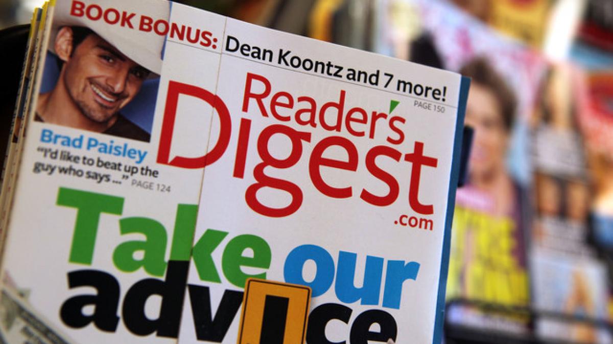 reader s digest a cerut intrarea in insolventa pentru a doua oara in mai putin de patru ani