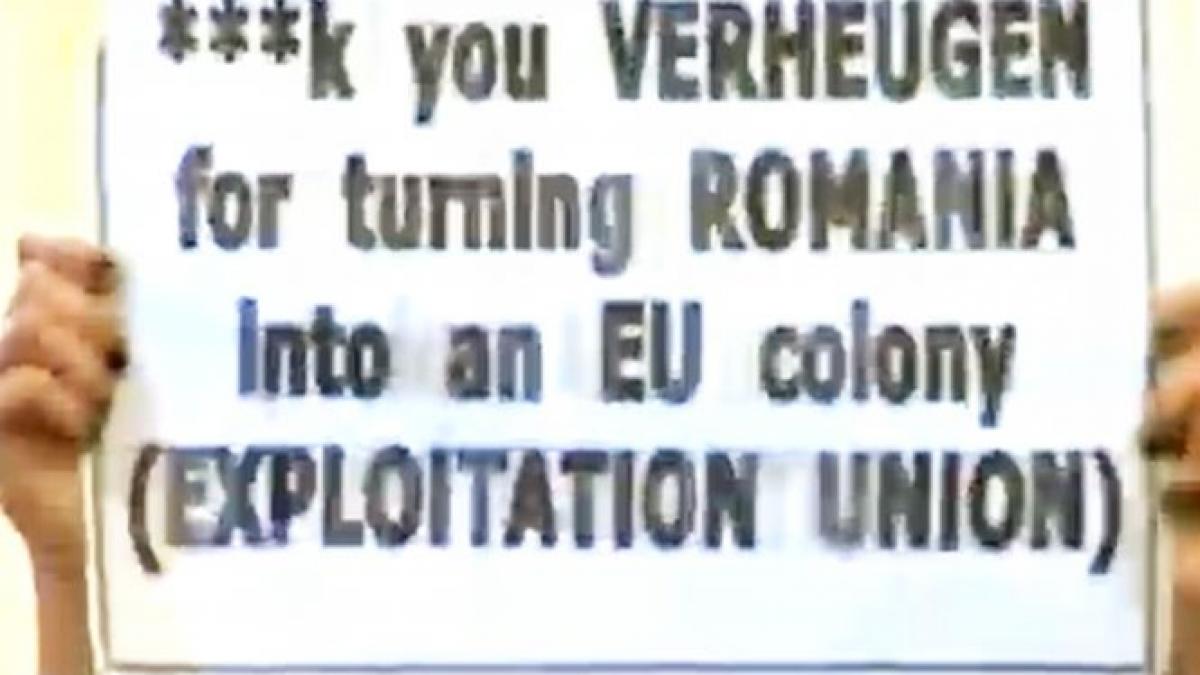 ati transformat romania intr o colonie a ue protest la ceremonia in care fostul comisarul european