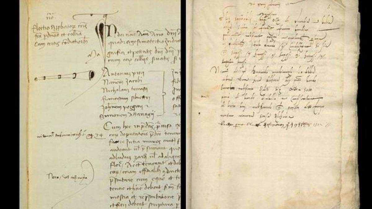 document istoric vechi de peste 500 de ani descoperit de un profesor britanic