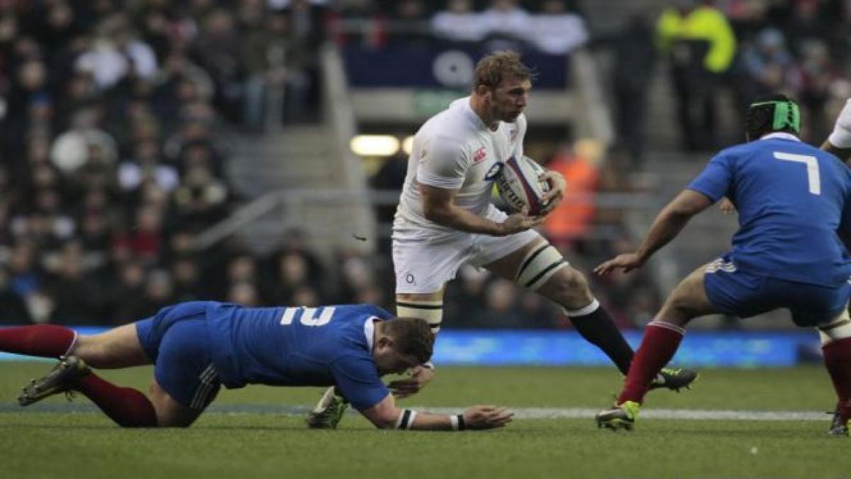 turneul celor sase natiuni anglia a invins franta si este aproape de realizarea grand slam ului
