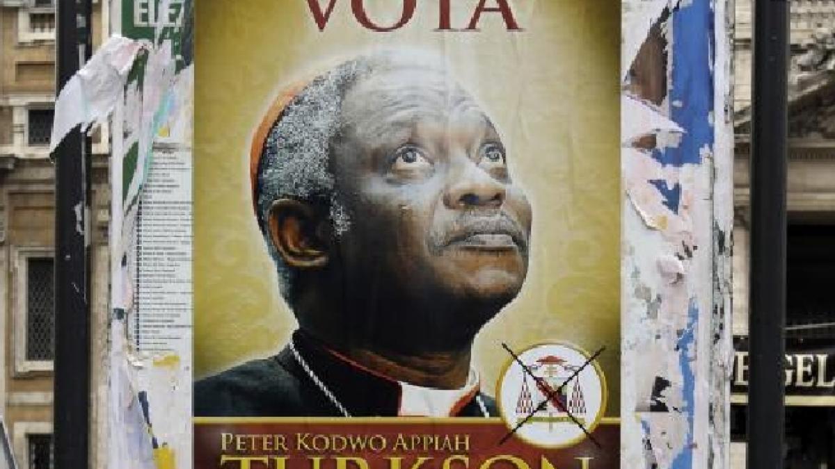 afise parodice pentru alegerile din viitorul conclav au aparut in centrul romei