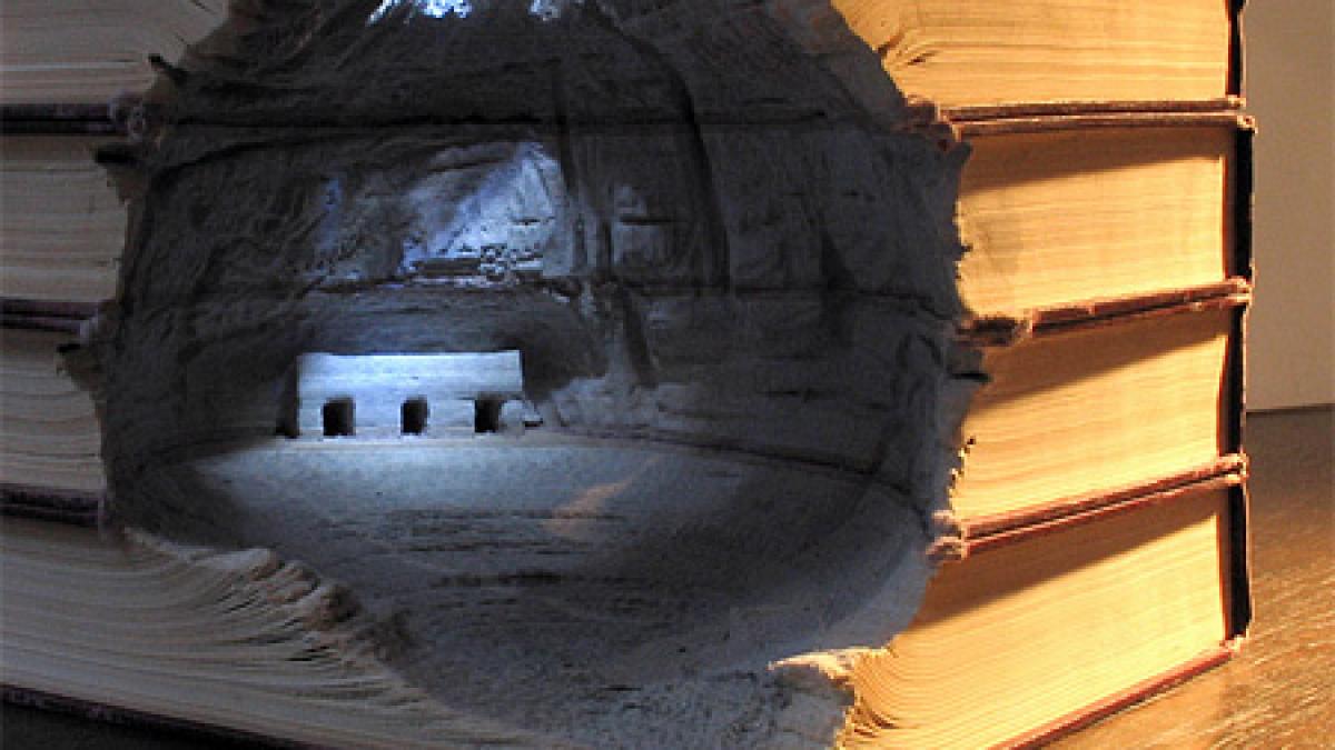 extraordinarele sculpturi in carti ale lui guy laramee