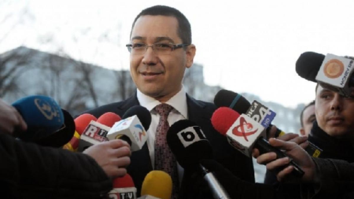 Ponta: I have no objection against Germany, but towards those who curse and abuse Romania