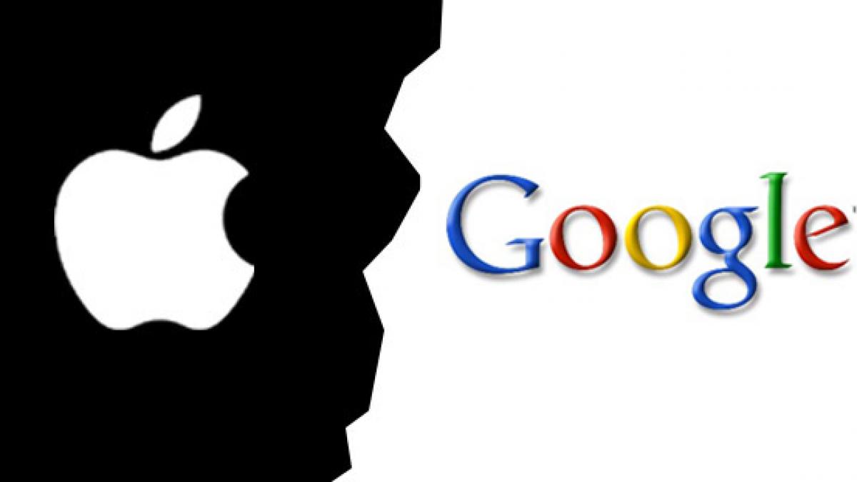 investitorii s au reorientat catre actiunile google in defavoarea apple