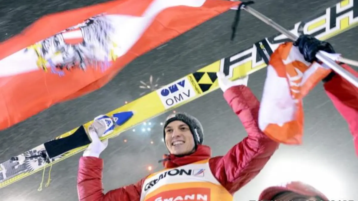 gregor schlierenzauer a castigat pentru a doua oara cupa mondiala de sarituri cu schiurile