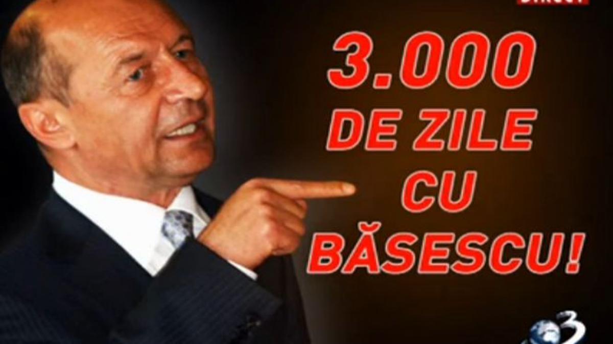 3 000 de zile cu traian basescu ce a facut si ce nu a facut cat timp a stat la carma tarii