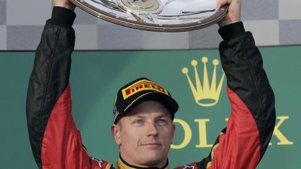 kimi raikkonen a castigat marele premiu al australiei