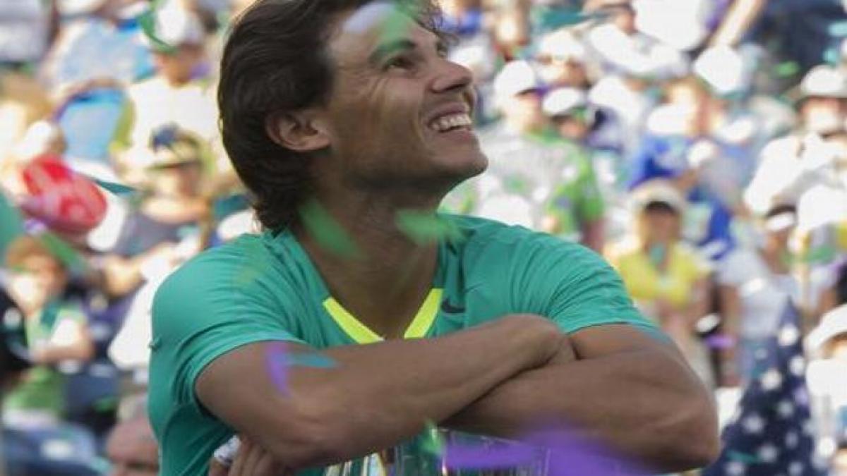 rafa nadal l a invins pe juan martin del potro in finala turneului de la indian wells