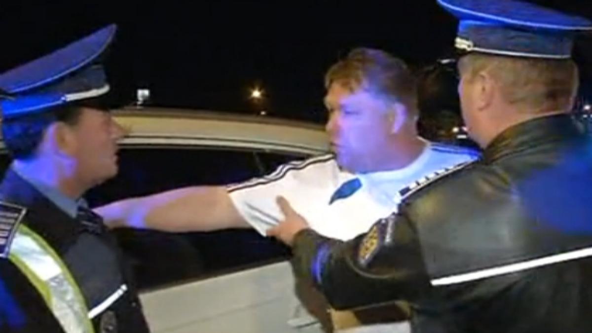 iasi un milionar prins baut la volan le a facut scandal politistilor care l au oprit in trafic