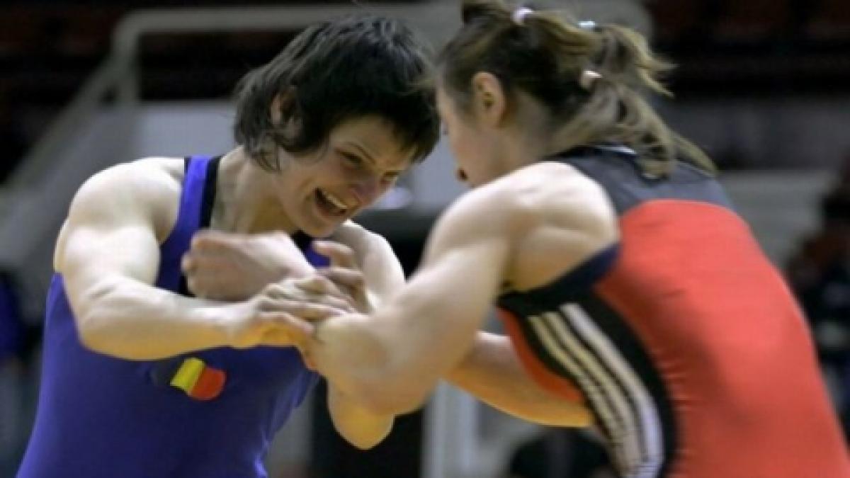 Estera Dobre, silver medal in the European Wrestling Championships in Tiblisi