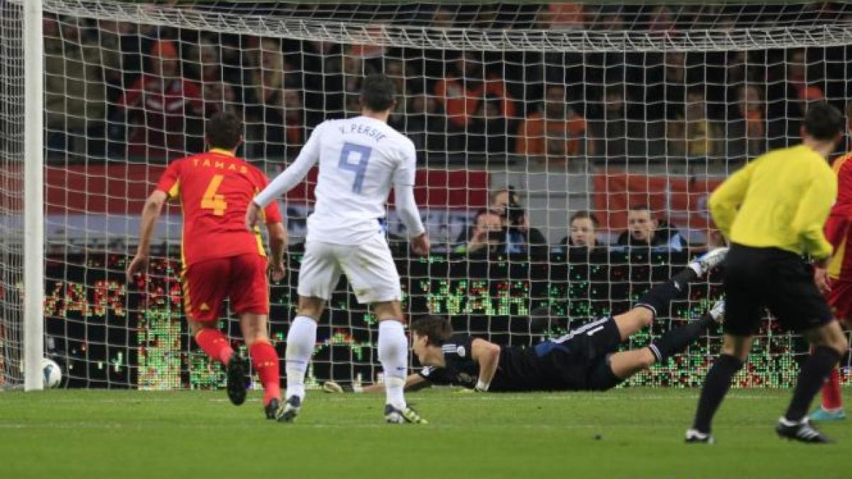 romania a fost invinsa clar la amsterdam 0 4 cu olanda