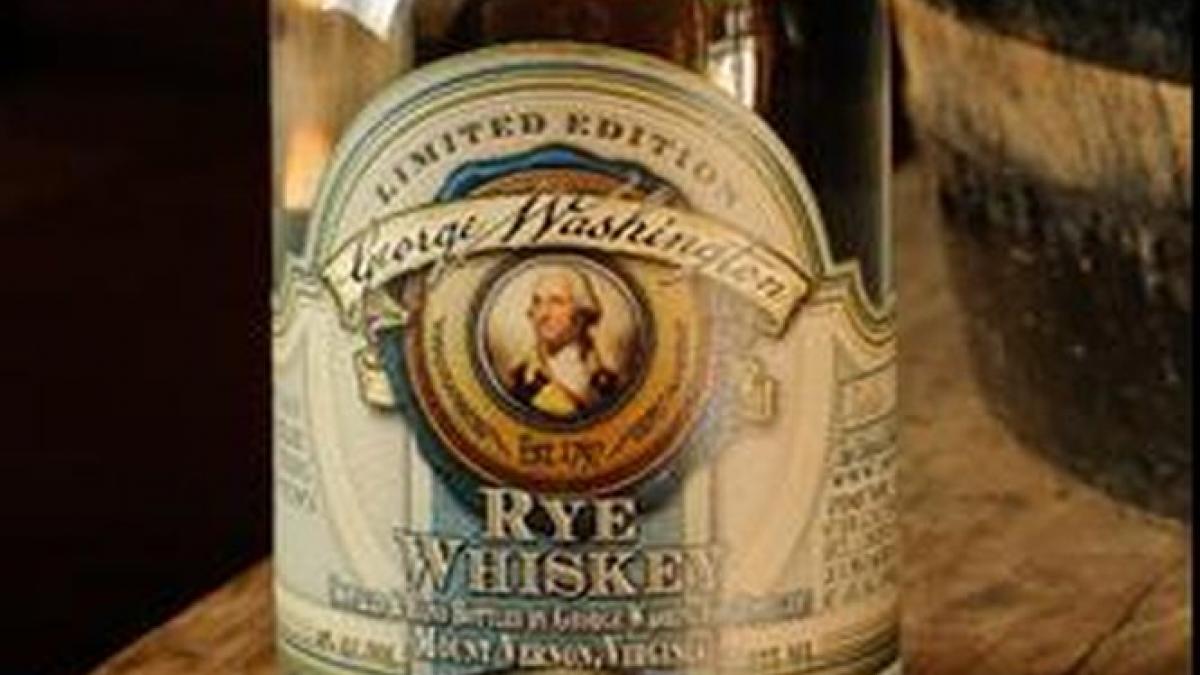 americanii vor putea cumpara whiskey facut dupa reteta lui george washington