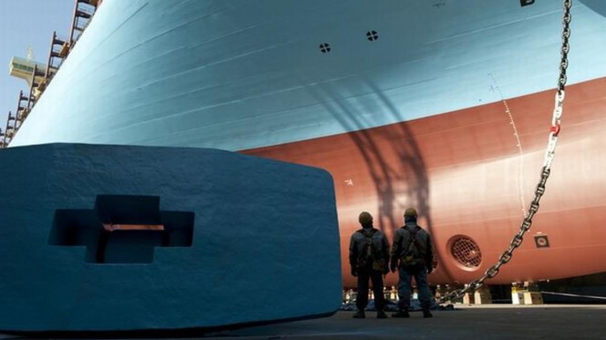 constructia celui mai mare vapor din lume in doar 76 de secunde