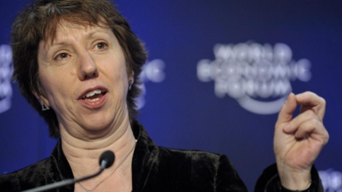 catherine ashton recomanda phenianului sa renunte la retorica razboinica
