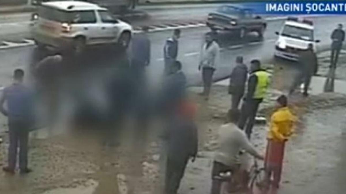 imagini socante doua fete au fost spulberate pe trecerea de pietoni de un tir in judetul buzau