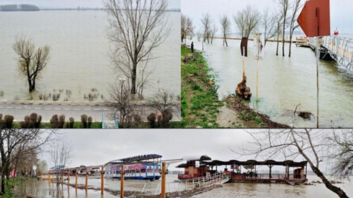 cod portocaliu de inundatii pe dunare si in judetul satu mare pe raul crasna pana marti seara