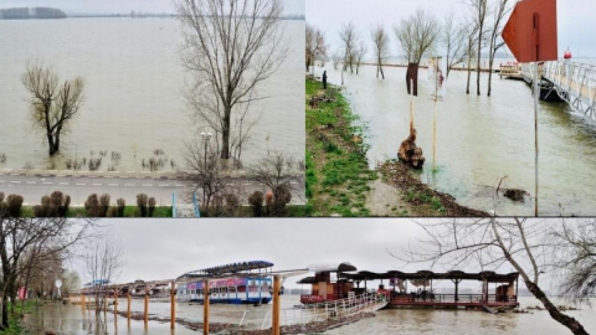 cod portocaliu de inundatii pe dunare si in judetul satu mare pe raul crasna pana miercuri seara