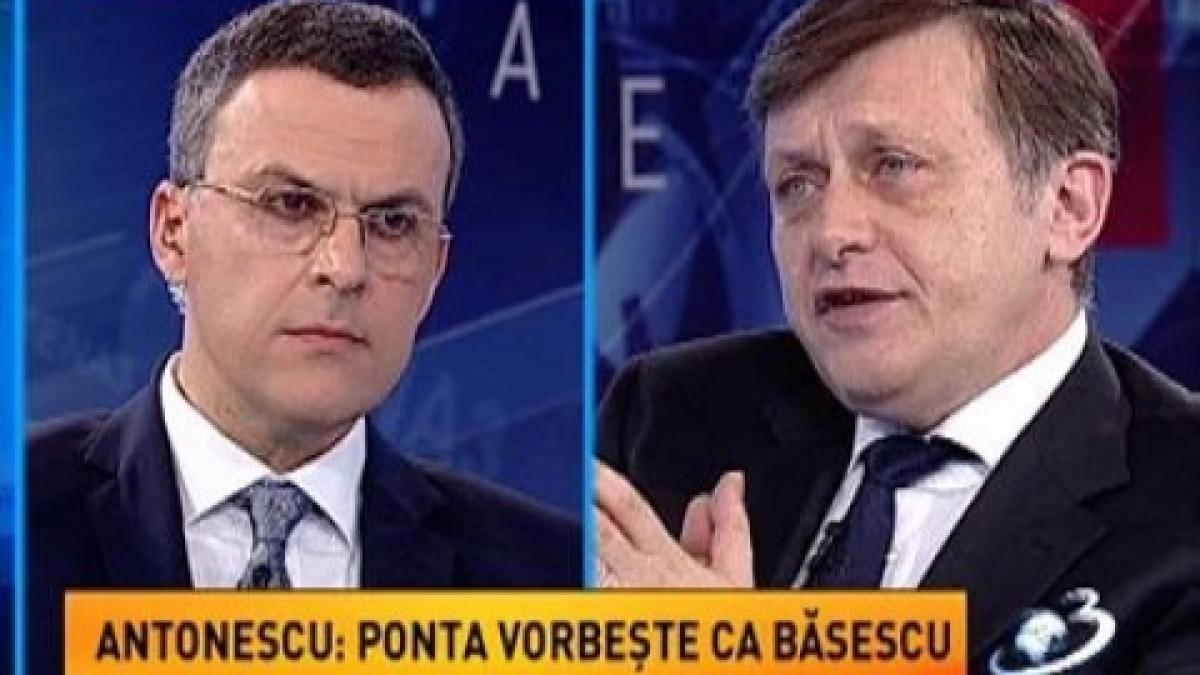 Crin Antonescu: Băsescu is mocking my political partner. I trust Ponta less