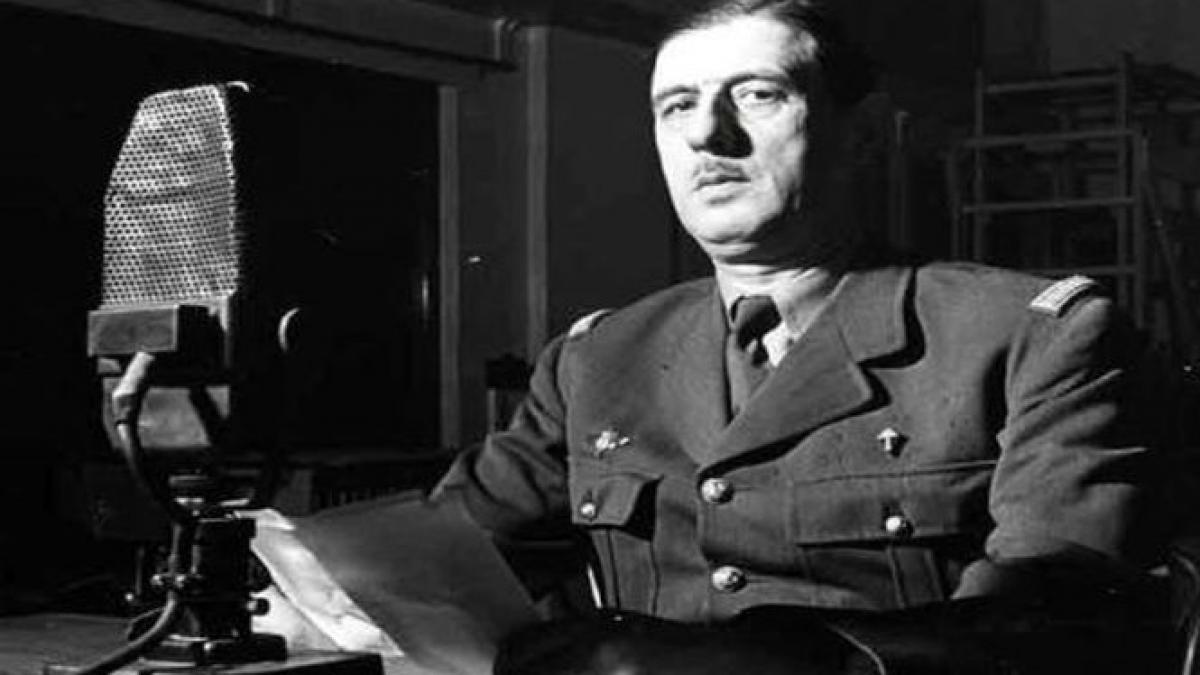 franta textul original al unui interviu acordat de charles de gaulle in 1943 scos la licitatie