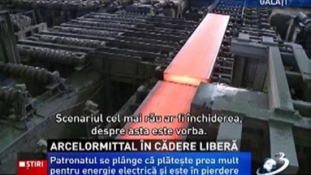  Arcelor Mittal steel plant on the brink of closing. Over 500 employees will be laid off, to save the unit from bankruptcy