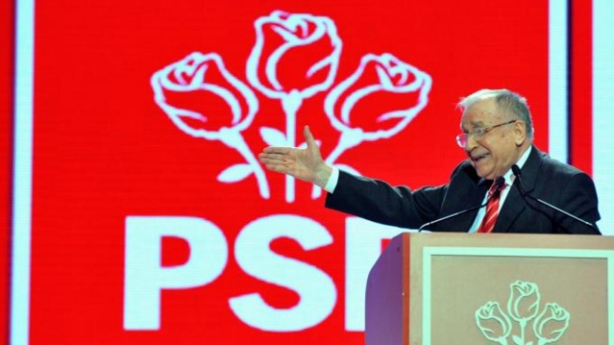 ion iliescu reales presedinte de onoare al psd prin vot deschis