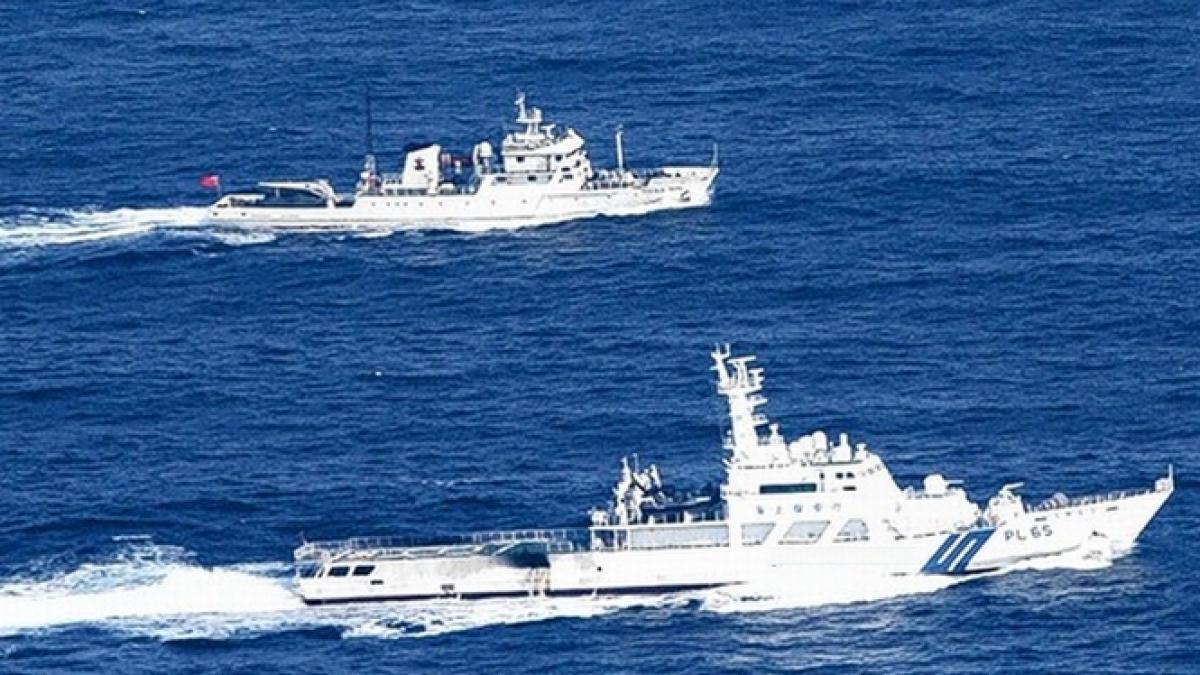 flotila chineza care a patruns ieri in japonia a parasit apele teritoriale ale insulelor senkaku