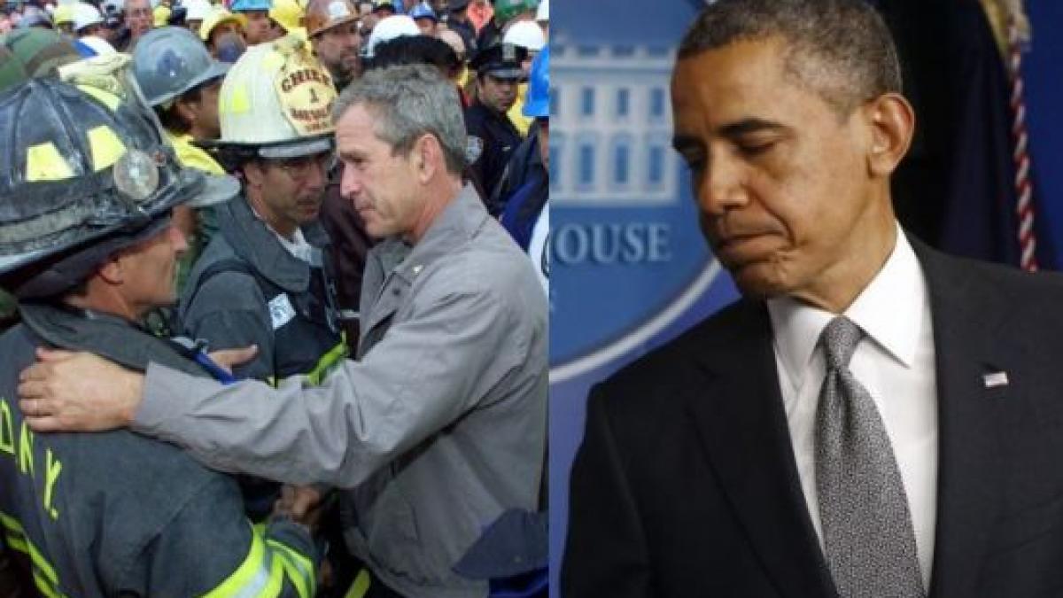 obama lauda atitudinea lui george w bush dupa atentatele din 11 septembrie 2001