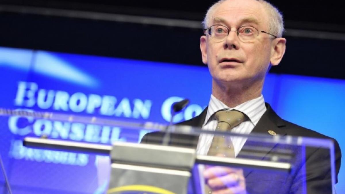 van rompuy amenintarea existentiala la adresa euro s a incheiat sunt vesti proaste privind somajul