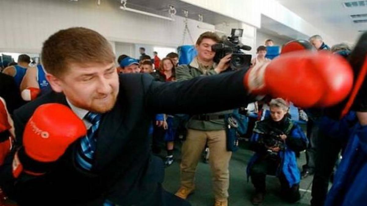 presedintele ceceniei l a luat la pumni pe unul dintre ministrii sai