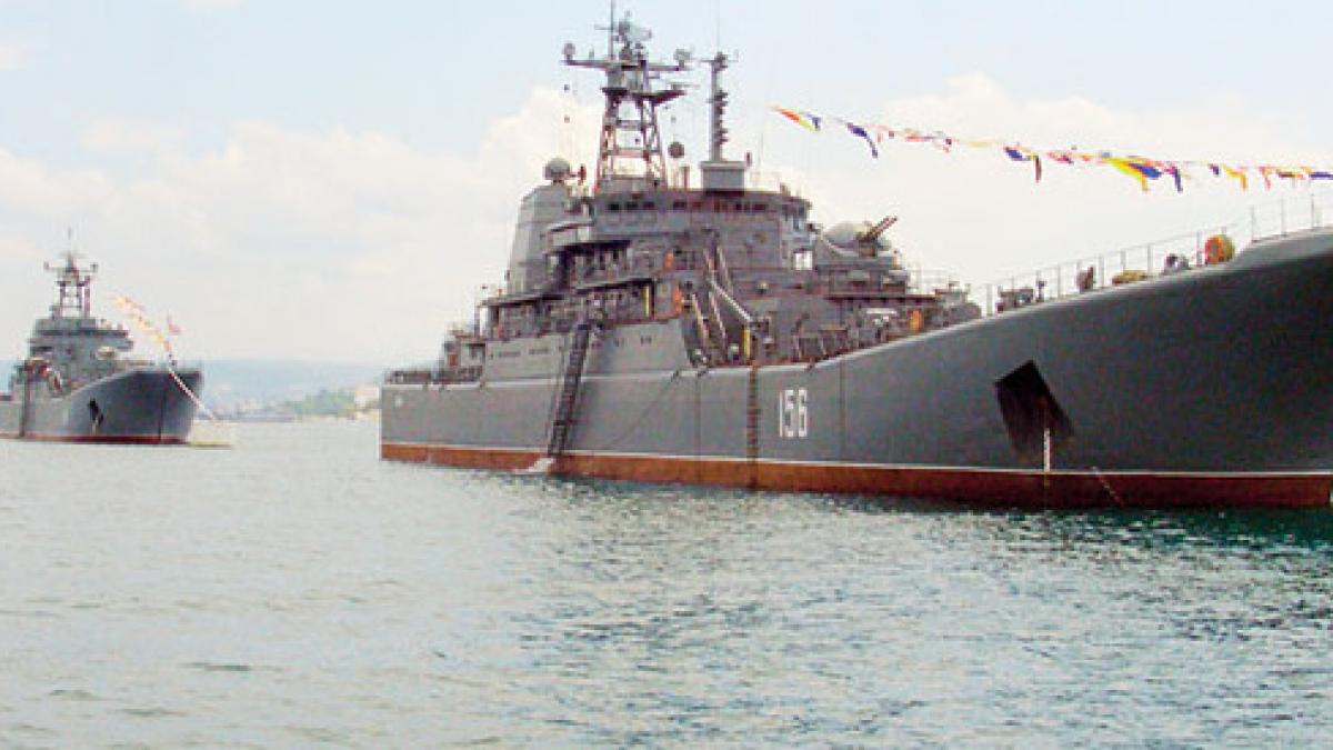 flota rusiei din marea neagra si a reluat prezenta permanta in mediterana