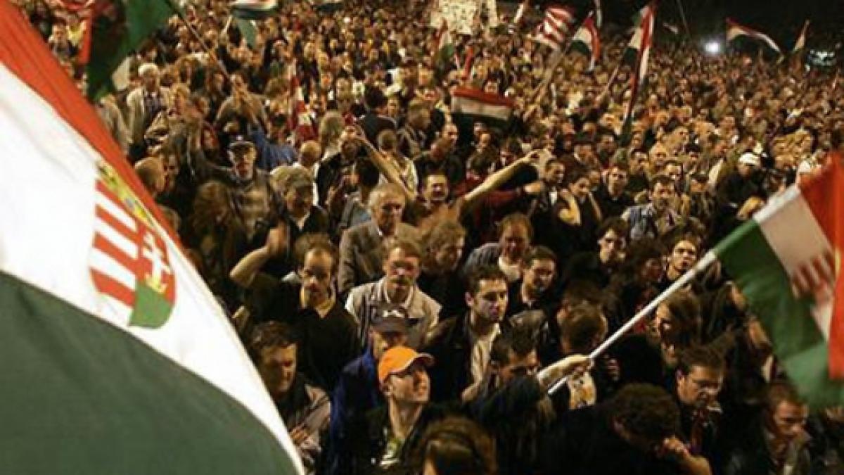 extrema dreapta din ungaria protesteaza inaintea congresului evreiesc