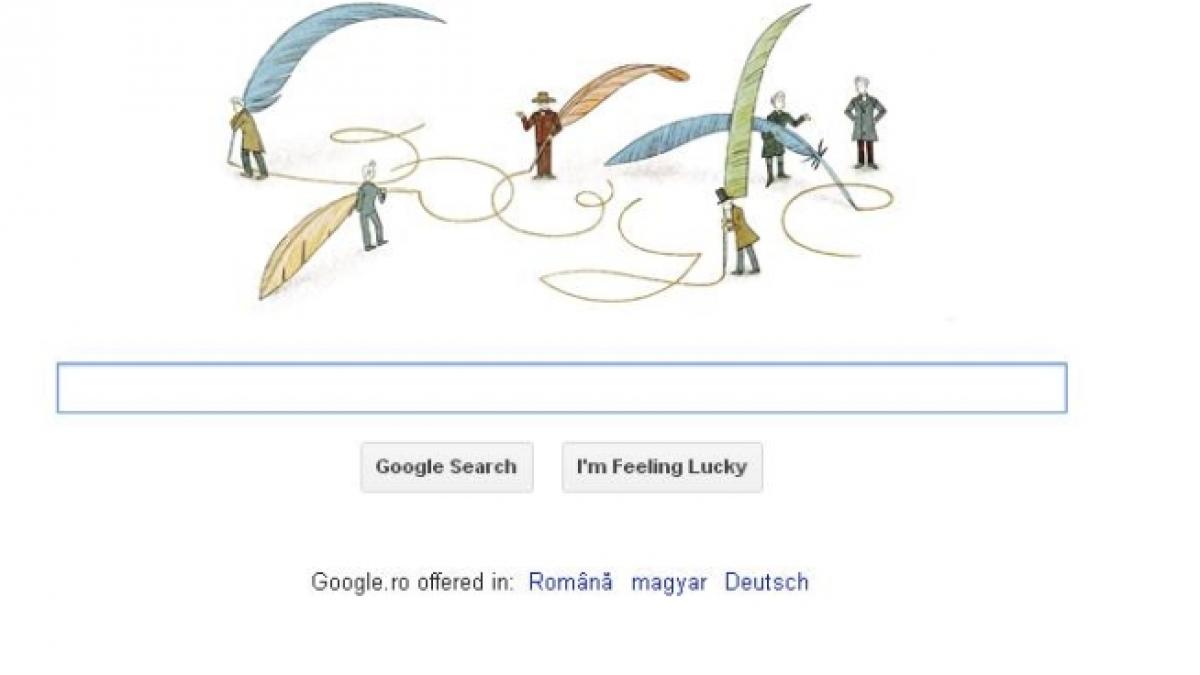 google si a modificat logoul pentru a sarbatori 200 de ani de la nasterea filosofului soren