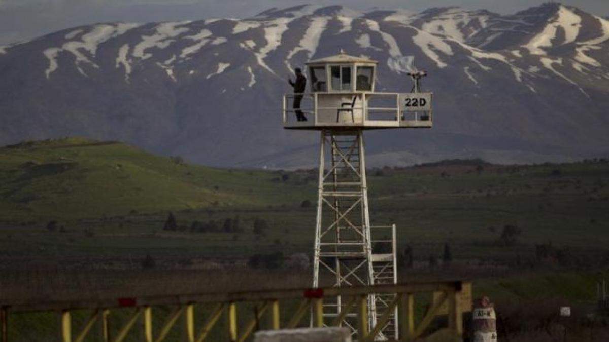 un obuz tras din siria a explodat pe teritoriul israelian