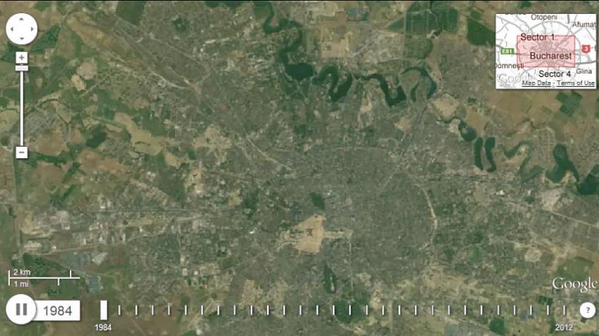 cum s au schimbat orasele din romania pe parcursul a trei decenii proiectul uimitor facut de google